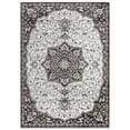 thumbnail image 2 of World Rug Gallery Traditional Medallion Area Rug - BROWN 5' X 7', 2 of 8