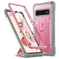 thumbnail image 1 of Poetic Étui Révolution pour Google Pixel 6 Pro 5G, Protecteur d'Écran Intégré Compatible avec Identification par Empreinte Digitale, Étui de Protection Robuste Antichoc avec Support, Rose Clair, 1 of 6