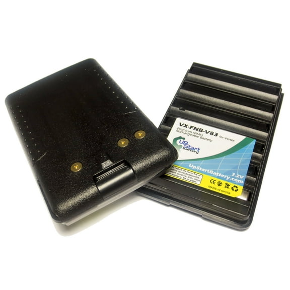 2x Pack - Vertex VX-417 Battery - Replacement for Vertex FNB-83 Two-Way Radio Battery (1600mAh, 7.2V, NI-MH)