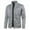 *Gray, variant on Coorders Men's Fleece Full Zip Jacket with Pockets, Mens Fit Casual Coats with Zipper, Big and Tall Army Green,Size XXXXXL