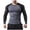 Gray, variant on Men's Long Sleeve Compression Shirts Athletic Sport Undershirts Tight Base Layer Tops Rash Guard Workout Running Gym