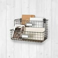 thumbnail image 7 of Spectrum Diversified Vintage File & Letter Holder Modern Farmhouse Décor, Rustic Chic Mail, Industrial Gray, 7 of 7