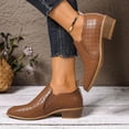 thumbnail image 5 of Womens Western Boots Low Top Stacked Heeled Ankle Boots Snakeskin Print Slip on Elastic Chelsea Booties, 5 of 7