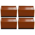 thumbnail image 2 of 4 Eleres para Muebles , Soporte Antideslizante, Elevada Apible, Cuadrado Duradero de Plástico para Refrigerador, Sofá, Cam marrón Yotijar Elevadores de cama, 2 of 10