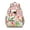 Pink-24, variant on Summer Beach Student Backpack Studentss Tropical Floral Hawaiian Print Jungle Leaves Exotic Hibiscus Botanical Lightweight Durable Chest Strap Bookbag