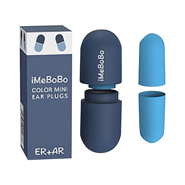 Fiudx Tapones Antirruido para Los Oídos, Espuma Viscoelástica Suave, Aislamiento Acústico para Dormir, Diseño de Esponja, Caja de Almacenamiento Incluida, Cómodos para Dormir y Nadar, Ideales para Vi
