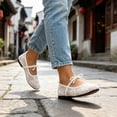 thumbnail image 6 of CHICVOMEY Mesh Ballet Flats for Women Breathable Ballet Flats with Buckle Fashion Fishnet Flats for Women Casual Work Flats, 6 of 9