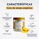 thumbnail image 2 of Cera de abeja organica natural certificada, libre de parafinas 120 g, 2 of 3