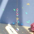 thumbnail image 1 of pitrice Crystal Wind Chime Hanging Sparkling Handmade Prisms Pendant D, 1 of 8