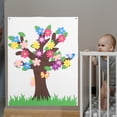 thumbnail image 3 of Shisuyan 1 Set Felt Board Story Set Flower Tree DIY Board Kids Felt Wall Activities Props Kindergarten Props, 3 of 8