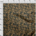 thumbnail image 3 of oneOone Rayon Brown Fabric Asian Floral Craft Projects Decor Fabric Printed By The Yard 56 Inch Wide, 3 of 4