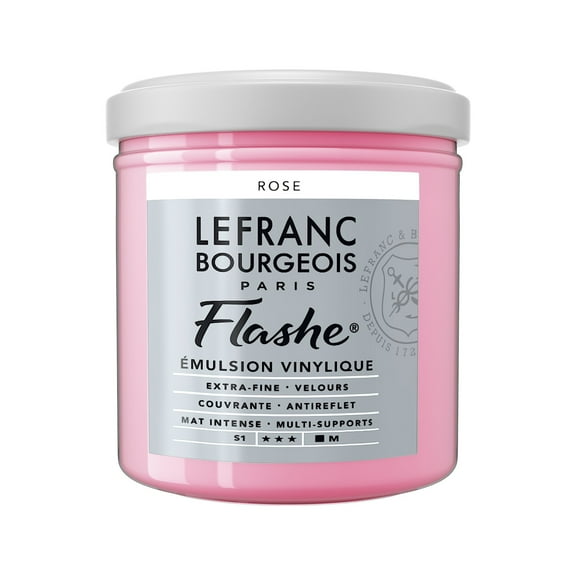 Lefranc & Bourgeois Flashe Matte Artist's Color, 125ml, Rose