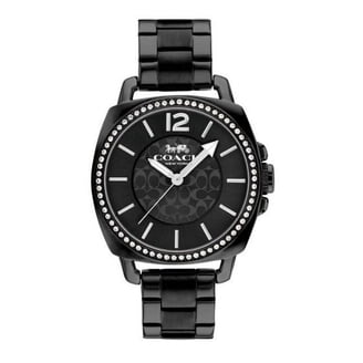 Coach Women's Watch, Purple Silver Tone Glitz Dial, 34mm Stainless