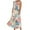 Blue, variant on Giftesty Summer Dresses for Women Sleeveless Cotton and Linen Round Neck Printed Long Dress with Pocket