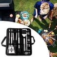 thumbnail image 1 of Herramientas para barbacoa, herramientas para parrilla, regalo portátil con bolsa de almacenamiento, juego de utensilios para parrilla, accesorios 20 juegos, 1 of 8
