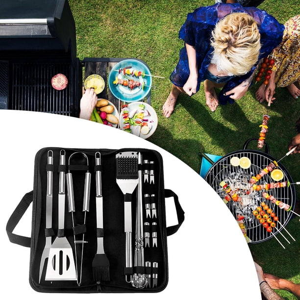 Juego de Herramientas para Barbacoa Shamjiam 20 Juegos Acero Inoxidable