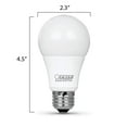 thumbnail image 5 of Feit Electric Enhance LED 8.8W (60W Equivalent) Daylight General Purpose Light Bulbs, A19 Bulb Shape, E26 Medium Base, 5000K, Dimmable (4-Piece), 5 of 5