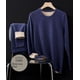 thumbnail image 4 of Ropa interior térmica gruesa con forro polar de lana de seda de invierno para hombre, traje de otoño con calefacción a prueba de frío cepillado de doble cara, pantalones largos, 4 of 5