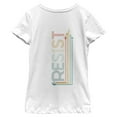 thumbnail image 2 of Girl's Star Wars Resistance Rainbow Rebel Symbol  Graphic Tee White Large, 2 of 4