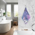 thumbnail image 2 of Yayeee 100% Cotton Hand Towels for Bathroom 16" x 28" Soft Absorbent Kitchen Towel, Cat Walking in Street, 2 of 7