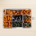thumbnail image 2 of DQrwqpou Tuercas Tornillos para Carrocería Aluminio 177 Uds. para Moto Cross (naranja), 2 of 9