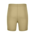 thumbnail image 5 of Shorts Men Casual Solid Color Casual Drawstring Pockets Elastic Sports Shorts Casual Shorts Men Khaki 3XL, 5 of 6