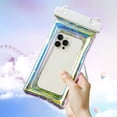 thumbnail image 3 of Waterproof Phone Case Universal Waterproof Phone Pouch with Lanyard Pvc Touchscreen Case for Beach Kayaking Swimming Leakproof Floating Cell Phone Dry, 3 of 8
