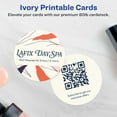 thumbnail image 2 of Avery Printable Business Cards, 2" Diameter, Ivory, 300ct, 2 of 8
