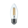 thumbnail image 2 of BH&G 4.5W LED Decorative Candelabra Light Bulb, 60W Eqv, E26 Medium Base, Dimmable Soft White, 8PK, 2 of 13