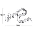 thumbnail image 4 of DecMode Black Metal Notes Musical Notes Wall Decor, 4 of 13