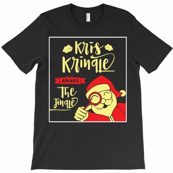 Funny Kris Kringle St. Nick Claus Christmas Holiday Spirit Graphic T-Shirt G0004, Up to 5XL