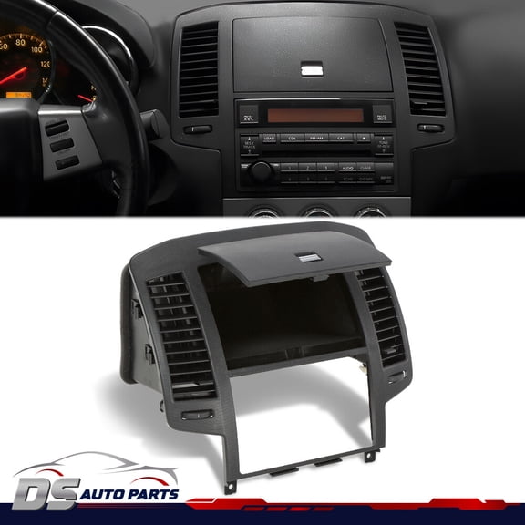 Fit For 2005-2006 Nissan Altima Center Dash Radio AC Air Vent Trim Bezel Storage