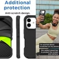 thumbnail image 5 of iPhone 17 Case Cover 3 Layer Rugged / Heavy Duty / Shockproof 6.1" Black, 5 of 6