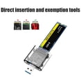 thumbnail image 4 of Caja Transparente Typec Gen1 Ssd Caja De Disco Duro De Estado Sólido M.2 Ngff Speravity EL017247-01, 4 of 5