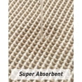 thumbnail image 2 of Alfombra de baño AMOAMI Waffle superabsorbente, antideslizante, 43 x 60 cm, 2 of 7