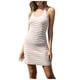 thumbnail image 1 of Vestidos estampados sin mangas de cuello redondo sexy casual de moda de verano para mujer Fridja  hj1952, 1 of 7