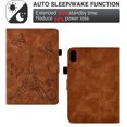 thumbnail image 6 of Jiahe Cover For iPad 10th Generation 2022 10.9 inch,Magnetic Shockproof Multi-Angle Viewing Stand Protective Wallet Case Folio Auto Wake/Sleep Cover,Brown, 6 of 9