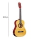 thumbnail image 2 of Guitarra clásica acústica de 32 pulgadas, sonido claro profesional, 6 cuerdas de metal para Naranja, 2 of 9
