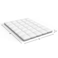 thumbnail image 7 of Somerset Home 2-Inch Full Size Duck Feather Filled Mattress Topper with 100% Cotton Cover (White), 7 of 7