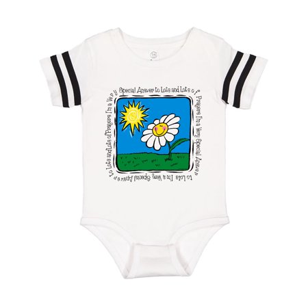 

Inktastic Answer To Prayer Gift Baby Boy or Baby Girl Bodysuit
