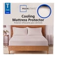 thumbnail image 4 of Protector Refrescante para Colchones Mainstays 1 Pieza Individual Diseño Liso Color Blanco, 4 of 4