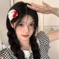 thumbnail image 3 of Kawaii Sanrio Hello Kitty flequillo Clip My Melody Kuromi Cinnamoroll Purin accesorios para el cabello Anime lindo tocado de dibujos animados regalo para niñas, 3 of 4