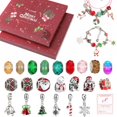 thumbnail image 1 of Calendario de cuenta regresiva de Navidad para niños y adolescentes, conjunto de pulsera de caja ciega sorpresa de Adviento, adornos DIY, regalos de Navidad, 24, 1 of 4