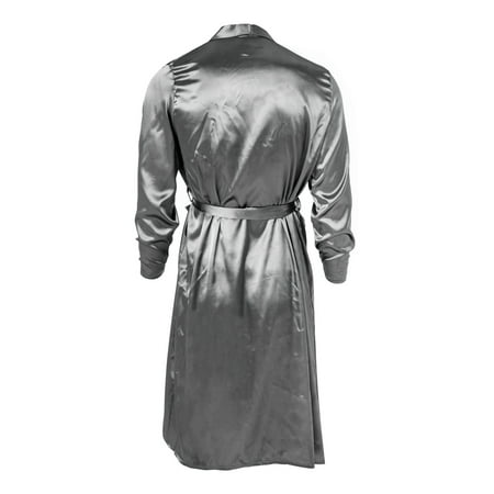 men's satin bathrobe
