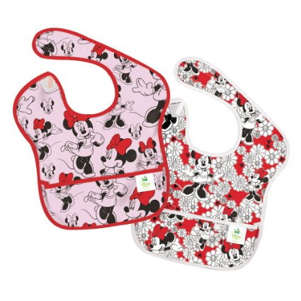 Baby Bib Bumkins Disney Minnie Mouse SuperBib 2pk 6-24 Months 
