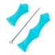 thumbnail image 1 of Cuerda de arco de silicona Protectores de dedos Práctica de tiro Protector de dedos (Azul) Tmvgtek caza, 1 of 9
