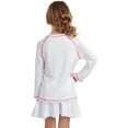 thumbnail image 3 of Pink Platinum Girls' Rash Guard - UPF 50+ Protective Quick Dry Long Sleeve Swim Shirt (5-16), 3 of 7