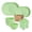 Green #027, variant on 16 Piece Plastic Dinnerware Set for 4, Bowl Cup Plate Set Dinnerware for Home Kitchen, Complete Dinnerware for Home Kitchen Daily Use, Stackable Shatter Resistant Tableware for Small Family