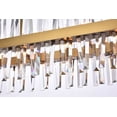 thumbnail image 4 of Serephina 36 inch crystal rectangle chandelier light in satin gold, 4 of 8