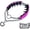 Pink, variant on Prong Training Collar for Dogs, Adjustable Dog Pinch Collar with Quick Release Buckle, No Pull Collar for Small Medium Large Dogs, Extra Link and Caps Pink,M/L(17-23" Neck, 3.2mm)